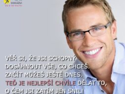 Young handsome man with great smile wearing fashion eyeglasses a