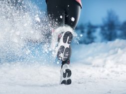 běhání v zimě